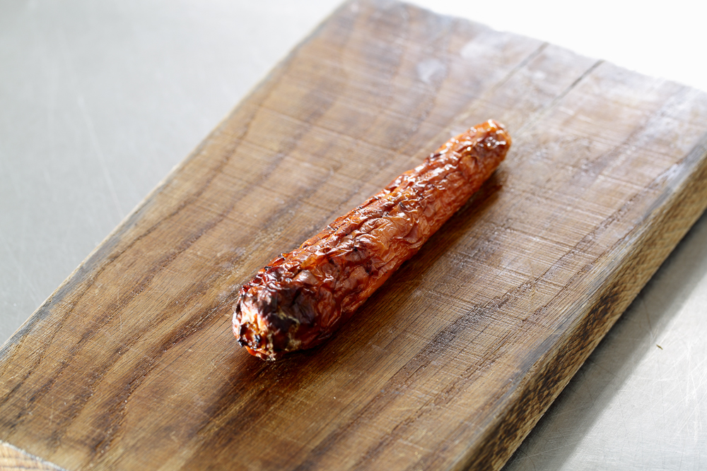 Медовая треска с прутьями из запеченной моркови и морковным пюре от шеф-повара ресторана северной кухни BJORN - фотография № 15