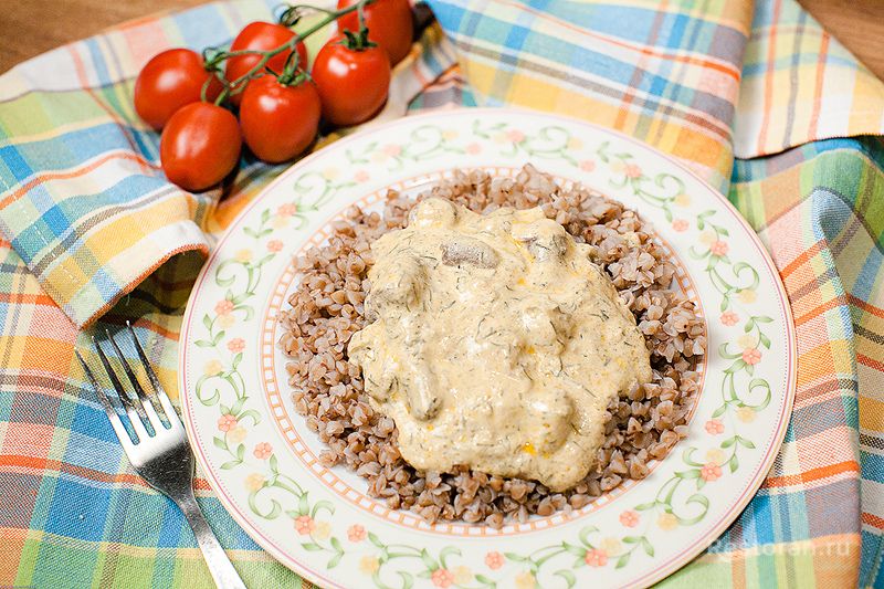 Сердечки Со Сметаной И Луком Рецепт