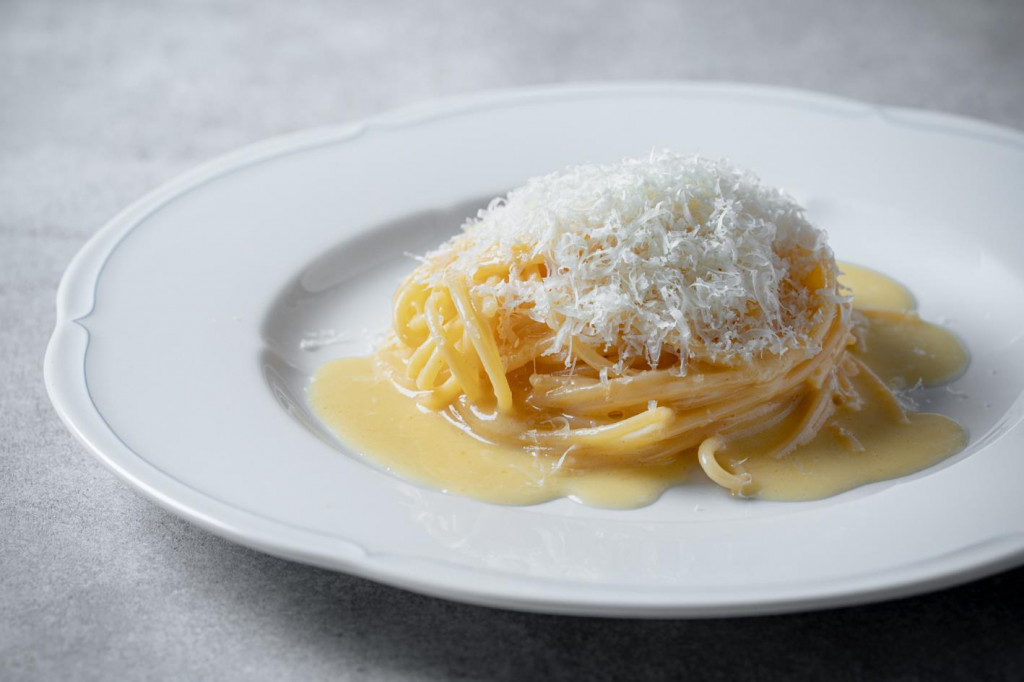 Детские спагетти с сыром (фото предоставлено заведением)